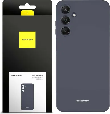 Produktbild von Spacecase Silikonhülle Galaxy A25 5G schwarz