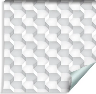 Zdjęcie produktu dla Tapeta Ozdoba Ścienna nowoczesna Do Salonu Wzór GEOMETRYCZNY Efekt 3D modny efekt 3D