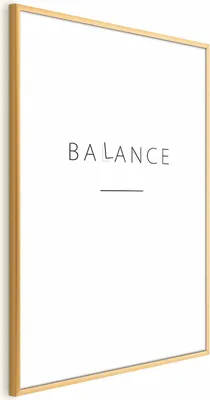 Produktbild von Posterpapier Poster - Balance 21x30 cm Text m-A-0863-ao-a