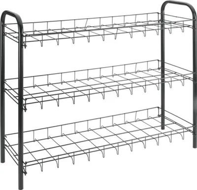 Obrázok produktu pre Metaltex Shoe Schoenenrek 3 Etages 64x23x59 cm Zwart