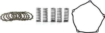 Immagine prodotto di Set frizione per Suzuki RM-Z 250, anni di produzione 2004-2006: dischi frizione, molle frizione e guarnizione del coperchio frizione di Pamoto - Nuovo
