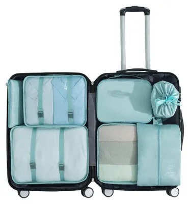 Image de Lot de 4 sangles de bagages avec étiquettes d'adresse