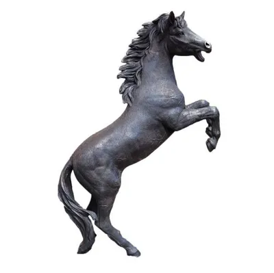Produktbild von Schönes Pferd steigend aus Bronze Neu Frostfest Witterungsbeständig BO-B1096