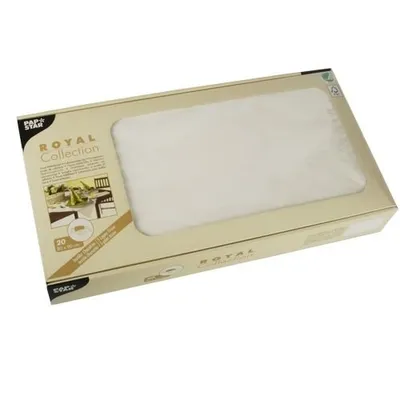 Produktbild von Mitteldecken, Tissue "ROYAL Collection" 80 cm x 80 cm weiss