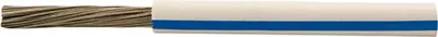 Immagine prodotto di CAVO HELU FÜNFNORM 1X1mm² AWG18 WHBU (bianco/blu) Conduttore singolo bianco/blu AD 3,1mm Confezione da 100,0 metri Tensione nominale Uo/U