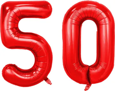 Zdjęcie produktu dla Zestaw - balon foliowy - czerwony/40 cali - 5 + 0