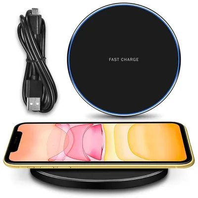 Produktbild von QI Wireless Ladestation Apple iPhone 11 Kabellos Induktives Charger Ladegerät