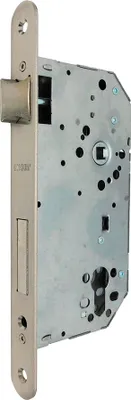 Produktbild von Schloss mit Schlüsselloch C/r Cre06 60/85 mm Satin Nickel