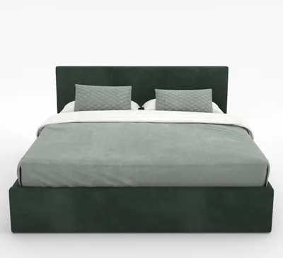 Produktbild von Muralo POLSTERBETT für Schlafzimmer Polsterbett mit Bettkasten Bett mit Polsterkopfteil Doppelbett 140x200 Bett mit Stauraum Flaschengrün