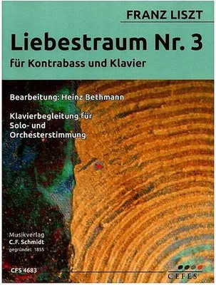 Produktbild von Liebestraum Nr.3für Kontrabass und Klavier