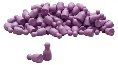 Immagine prodotto di Set di 100 pedine da gioco in viola