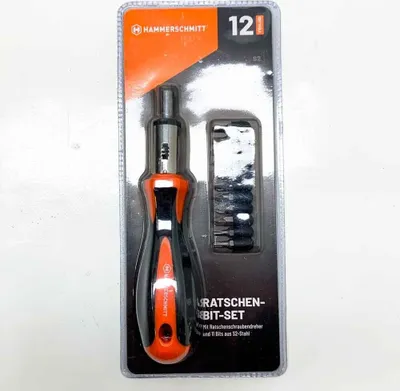 Produktbild von Hammerschmitt Ratschren-Bit-Set, 12 Teilig