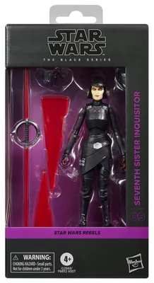 Image de Star Wars : Rebels Série Noire Actionfigur Septième Sœur (Inquisiteur) 15 cm