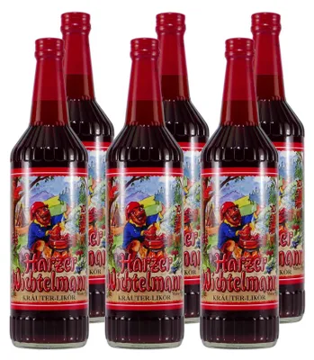 Produktbild von Harzer Wichtelmann Kräuter-Likör (6 x 0,7L)