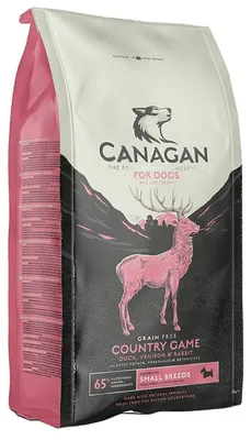 Image de CANAGAN Country Game canard, venaison et lapin – petites races – nourriture sèche pour chiens – 6 kg