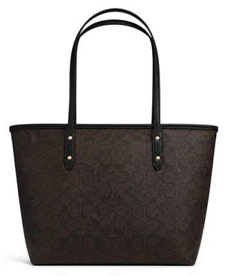 Obrázek produktu pro Dámská kabelka Coach, model Reversible City Tote, hnědá/černá
