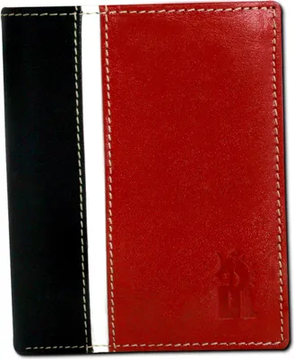 Produktbild von DrachenLeder Herren Portemonnaie, , Brieftasche schwarz Echtleder D2OPT042R