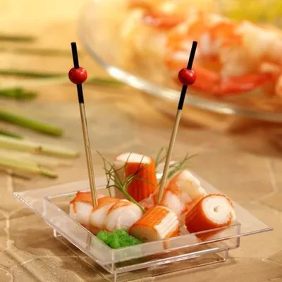 Produktbild von Fingerfood - Picker 7 cm "Red Pearl"
