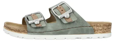 Produktbild von Rieker Damenpantolette mint/beige 6985052 (25KW13/mint/beige)