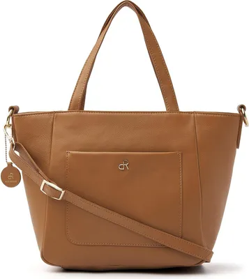 Produktbild von dR Amsterdam Umhängetasche | Leder Schultertasche | Damenhandtaschen | Damen Crossbody Tasche | Faggio - 903710 Camel
