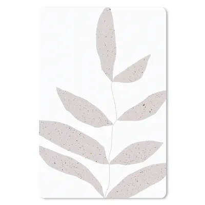 Produktbild von MuchoWow® Mauspad Mousepad Blätter - Design - Pastell 18x27 cm - Mousepads - Maus Mat - Pad - Mausunterlage