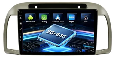 Productafbeelding van Android 15 autoradio 2GB+64GB voor 2002-2010, 9inch IPS, CarPlay, GPS