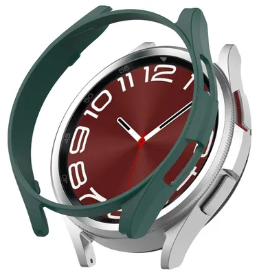 Immagine prodotto di Per Samsung Galaxy Watch 6 Classic 43mm Smartwatch Telaio di protezione Cover Verde