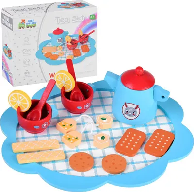 Produktbild von Hölzernes Teegebäck-Set ZA4132