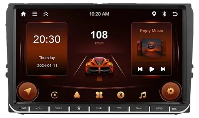 Zdjęcie produktu dla System audio samochodowy, odtwarzacz multimedialny, zintegrowane funkcje, kompatybilny z modelami Golf 5, Golf 6, Polo, Jetta, T2 oraz radiami 2 i 64G. Tylko