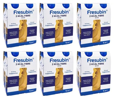 Produktbild von Fresubin 2 KCAL FIBRE Drink Cappuccino 24x200ml Trinkflasche
