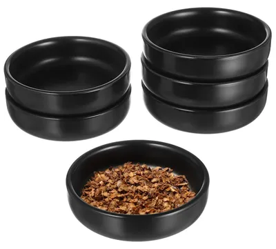 Image de Inovra - Ensemble de 6 bols à dessert en porcelaine - Petites coupelles idéales pour les sauces et les snacks