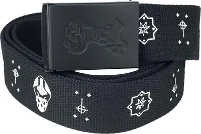 Produktbild von Ghost Gürtel Uni Logo schwarz Standard