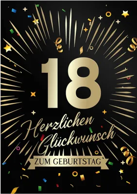Produktbild von Friendly Fox Geburtstagskarte runder Geburtstag - Geburtstag Glückwunschkarte zum Geburtstag - große Happy Birthday Karte inkl. Umschlag - Klappkarte Geburtstag Karte Männer Frauen (18)