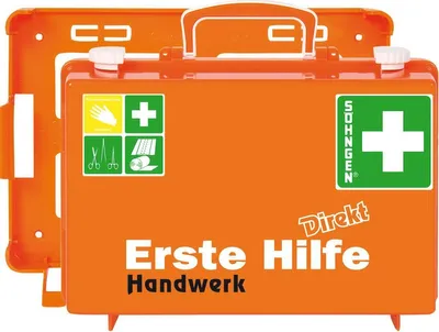 Immagine prodotto di SÖHNGEN 0370096 SÖHNGEN Cassetta di pronto soccorso DIREKT Handwerk DIN 13157 arancione