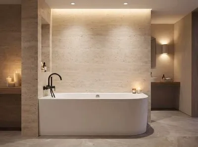 Produktbild von form&style Badewannen Set SANSIBAR 75 x 160 cm Rundung rechts Montage in Ecke links weiß glänzend