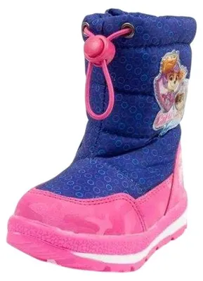 Image de Leomil - Bottes de neige « Paw Patrol » pour enfants PP11647 (30,5 EU) (bleu marine/rose)