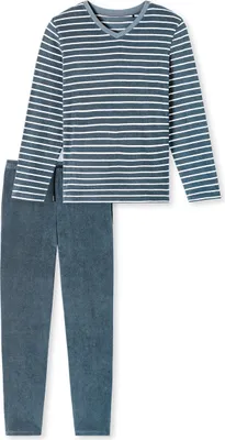 Produktbild von Schiesser Herren Schlafanzug lang jeansblau 50