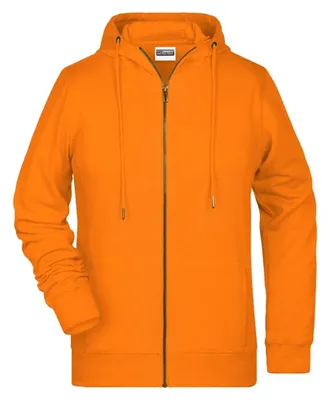 Produktbild von James and Nicholson - Hoodie mit durchgehendem Reißverschluss für Damen LT2777 (M) (Orange)