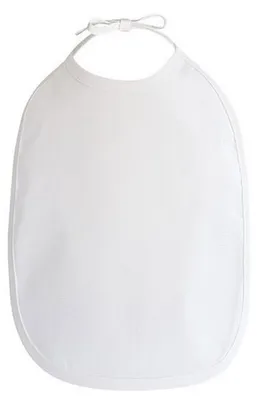 Obrázek produktu pro Link Kids Wear – Jednobarevné bryndáky pro miminka LT4115 (jednotná velikost) (bílé)