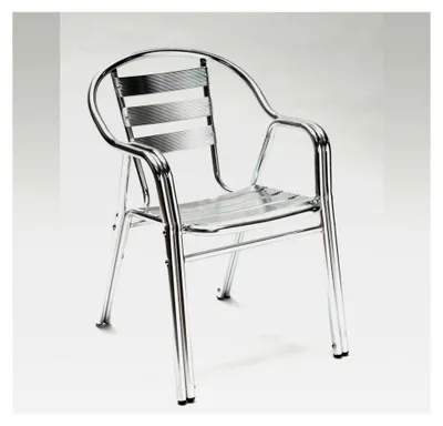 Produktbild von Aluminium Gartenstuhl Stapelstuhl Bistrostuhl Sessel Twin
