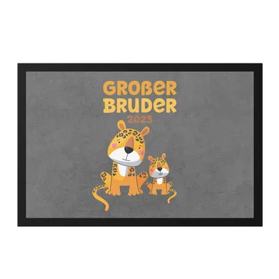 Produktbild von Großer Bruder 2023 Fußmatte Löwen Liebe Brüder Liebe Bruderliebe Family Geborgenheit Zusammenhalt Retter
