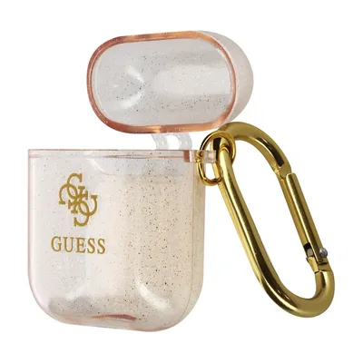 Produktbild von Guess Gua2Ucg4Gd Airpods Abdeckung Złoty/Gold Glitter Sammlung