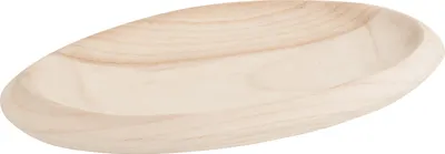 Produktbild von Holz-Tablett "oval", natur