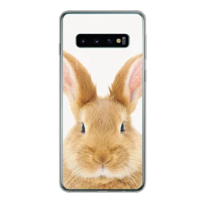 Produktbild von MuchoWow® Handyhülle Schutzhülle Hülle für Samsung Galaxy S10 Kinder - Kaninchen - Kind - Mädchen - Jungen Silikon Softcase Handy Hülle - Handytasche