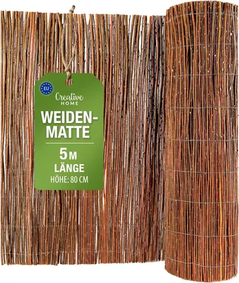 Produktbild von Creative Home Weidenmatte Balkon Sichtschutz Weide 80 x 500 cm (H x L)