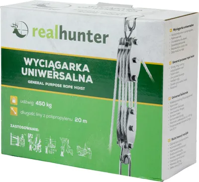 Zdjęcie produktu dla Wyciągarka do 450 kg RealHunter
