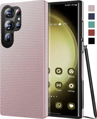 Produktbild von Hülle für Samsung Galaxy S23 Ultra 5G Hartsilikon Pink