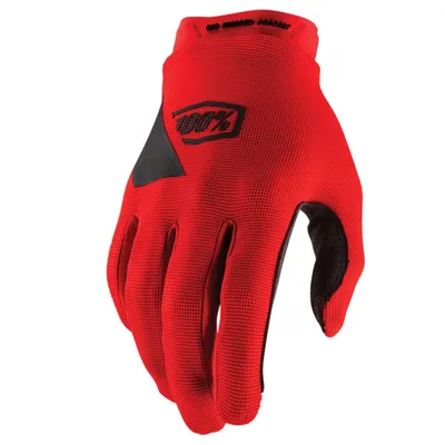 Produktbild von 100% SPEEDLAB Langfinger-Fahrradhandschuhe - RIDECAMP JR - Rot M