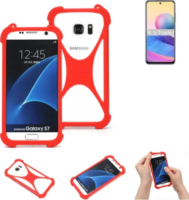Produktbild von K-S-Trade Handy-Hülle kompatibel mit Xiaomi Redmi Note 10 5G Schutz-Hülle Bumper Silikon Schutz Hülle Cover Case Silikoncase Silikonbumper TPU