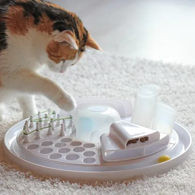 Obrázok produktu pre EDUPET 05005AA Cat Love Intelligence Toy Cat Center, biela